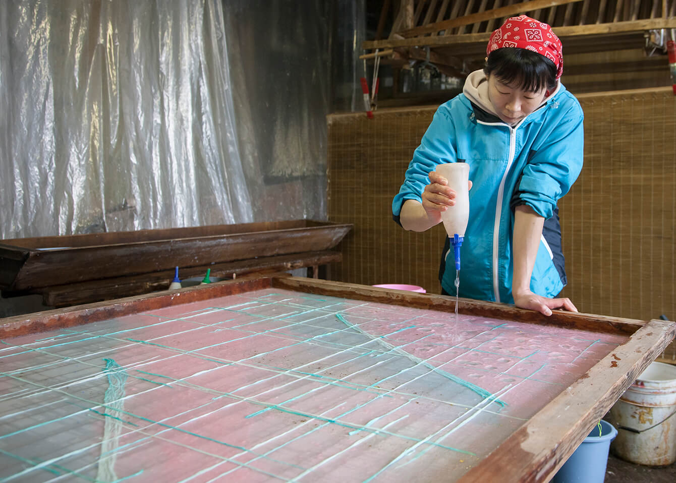 Decorative washi made by Igarashi Seishi Co. Ltd.    