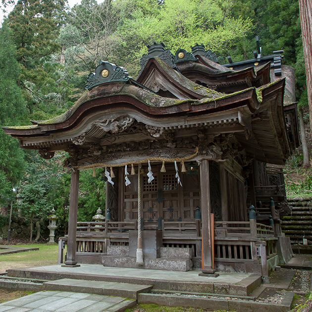 Okamoto Shrine /Otaki Shrine that enshrines Kawakamigozen, the Paper Goddess 