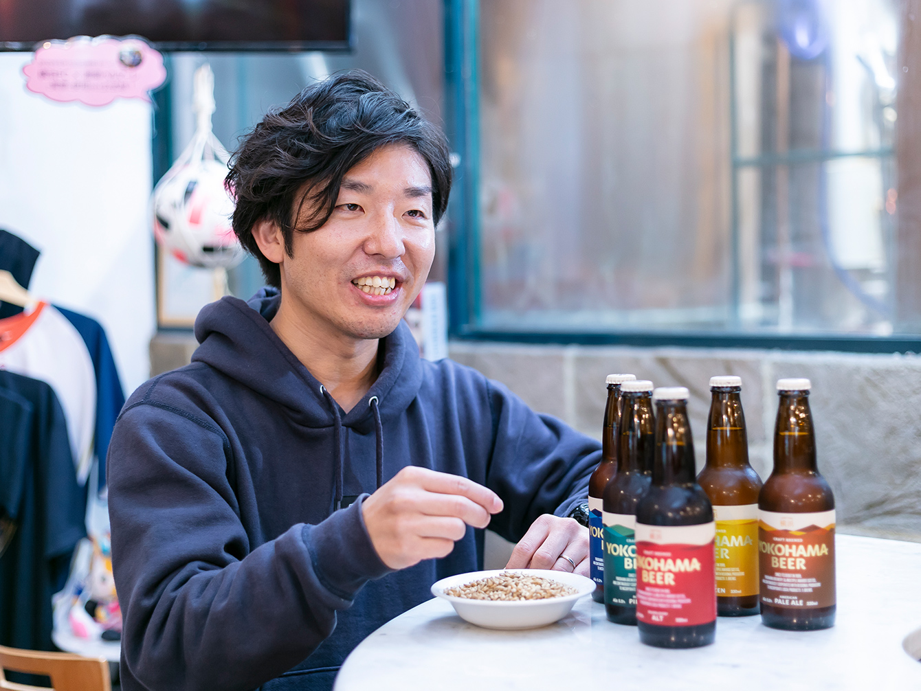 横浜ビールの広報・横内氏